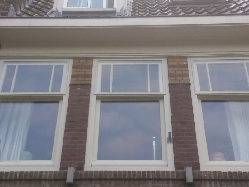 Erker van een jaren-30 woning met nieuw HR++ glas